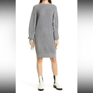 Ted Baker London NWT Friidah fringe sweater dress L/XL (Ted Baker size 4)